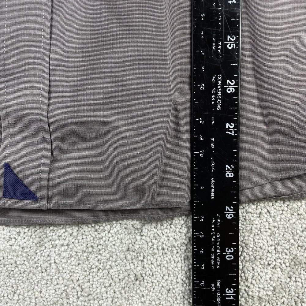UNTUCKit Sangiovese Shirt Mens Size X-Large Gray Relaxed Fit Wrinkle Free Button - Picture 10 of 11